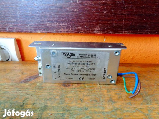 RFI szűrő 1 fázisú zavarszűrő frekvenciaváltóhoz ( 6317 )