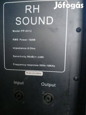 RH Sound PP-0315AUS passzív hangfal