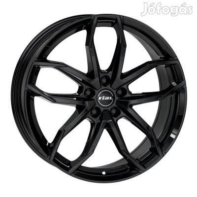 RIAL LUCCA Fényes fekete 6,5X17 4X108 ET20 CB65,1 | alufelni |
