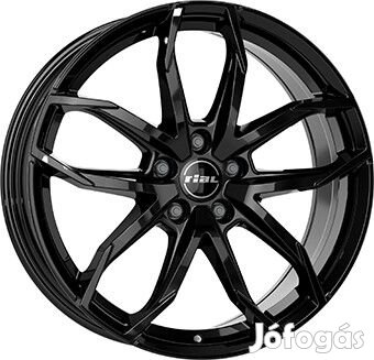 RIAL LUCCA Fényes fekete 6,5X17 4X108 ET32 CB65,1 | alufelni |