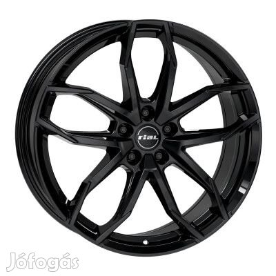 RIAL LUCCA Fényes fekete 7,5X17 5X114,3 ET50 CB67,1 | alufelni |