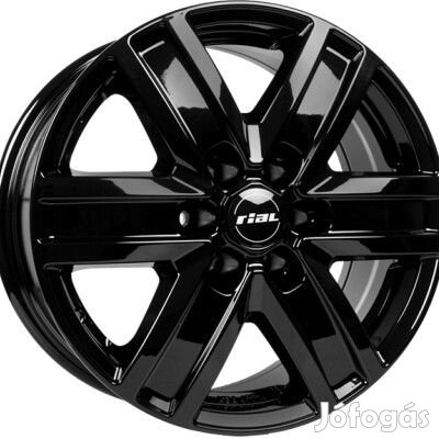 RIAL TRANSPORTER Fényes fekete 6,5X16 6X130 ET62 CB84,1 | alufelni |