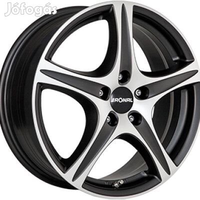 RONAL R56 Tompa fekete Polírozott 6,5X16 5X114,3 ET40 CB66,1 |