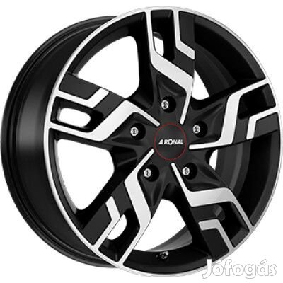 RONAL R64 Tompa fekete Polírozott 7X17 5X130 ET33 CB84,1 | alufelni |