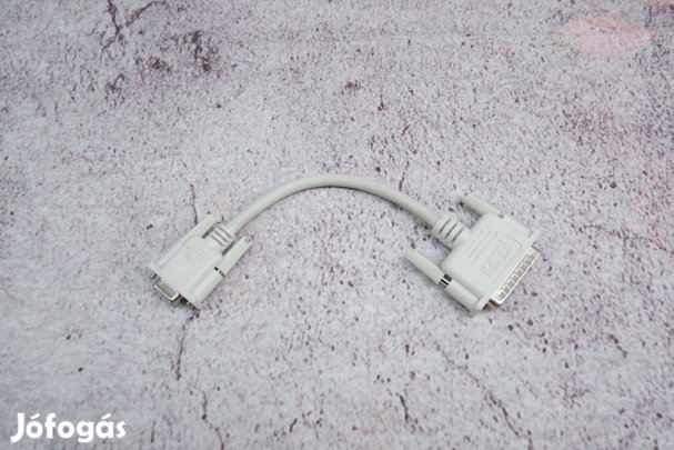 RS232 soros átalakító kábel DB9 anya DB25 apa