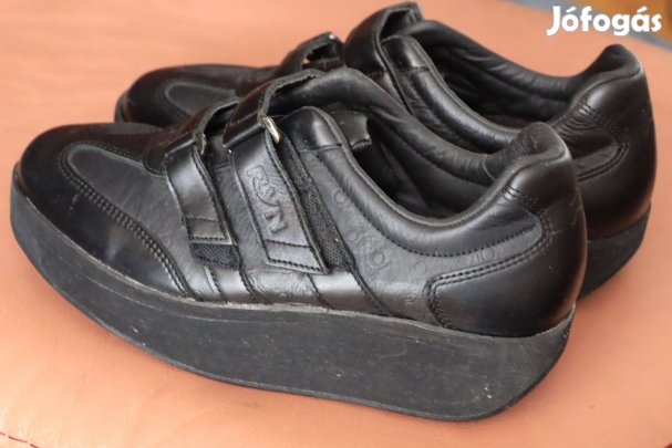 RYN gördülő talpú cipő 40-es tépőzáras bőr felsőrész