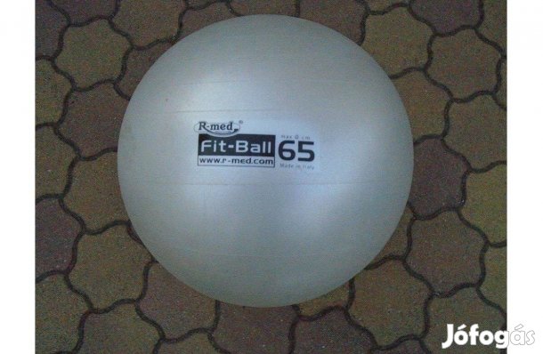 R-med - Fit-Ball 65-ös átmérőjű sport-gimnasztikai labda -újszerű