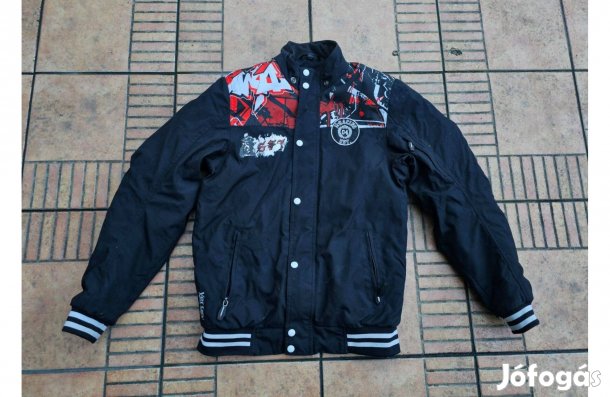 Racing full protektoros motoros kabát motoroskabát S