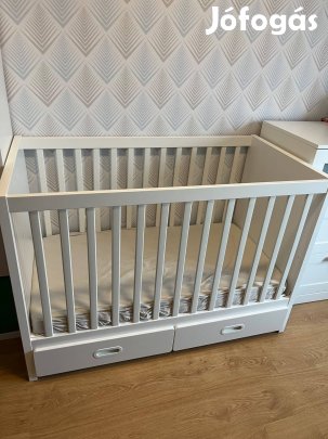 Rácsos babaágy eladó