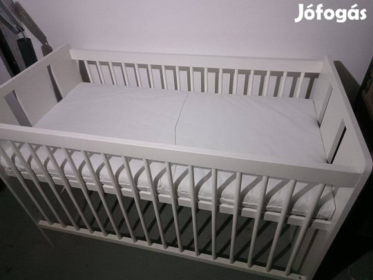 Rácsos babaágy kókuszmatraccal