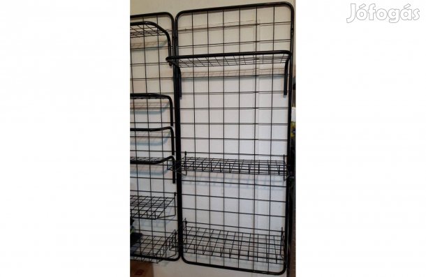 Rácsos fali tárroló
