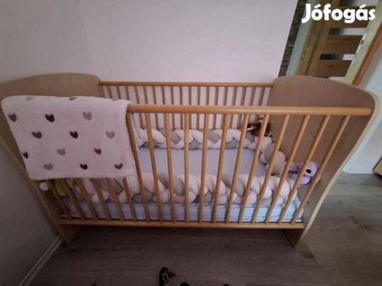 Rácsos kiságy,újszerű