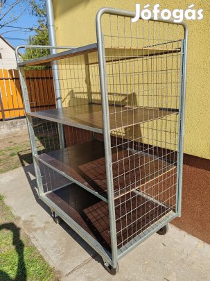 Rácsos kocsi, raktári kocsi eladó.
