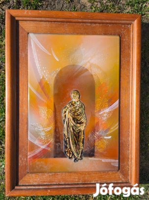 Rácz Gábor tűzzománc kisplasztika