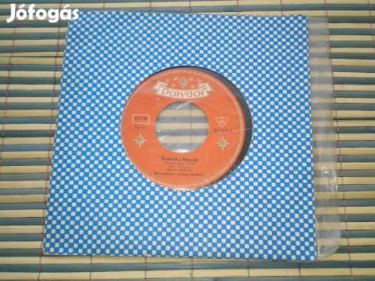 Radetzky Mars Johann Strauss stb bakelit kislemez SP