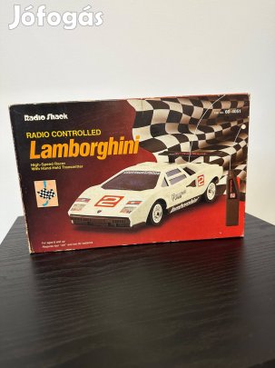 Radio Shack Lamborghini Countach LP500S távirányítós autó, dobozos