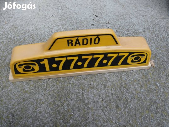 Rádió Taxi szabadjelző 