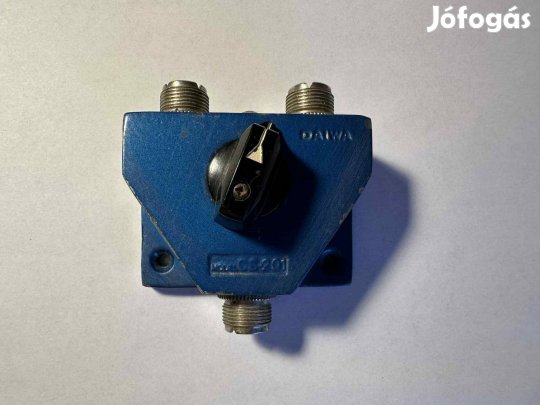 Rádióamatőr antenna átkapcsoló Daiwa CS201 PL-259 Kishibás állapotban