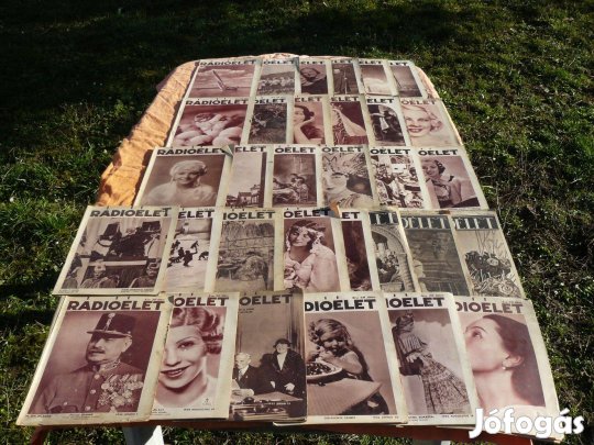 Rádióélet újság 32 példánya 1931 , 1932 , 1933 évekből