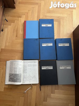 Rádiotechnika évkönyvek Kőbányán eladók