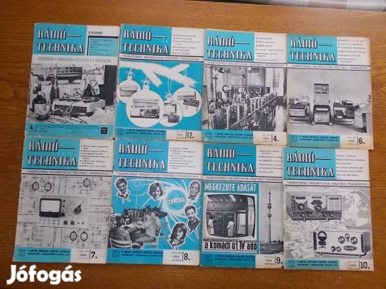 Rádiótechnika lapszámok a 60, 70 , 80-as évekből