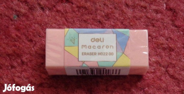 Radír: Deli macaron rózsaszín radír