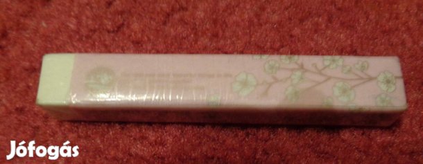 Radír: Hosszú rózsaszín virágos radír