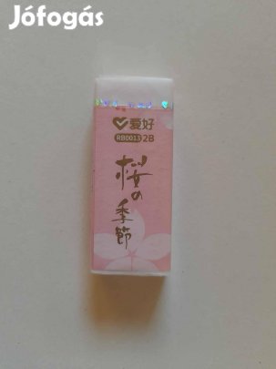 Radír: Rózsaszín papíros kínai radír