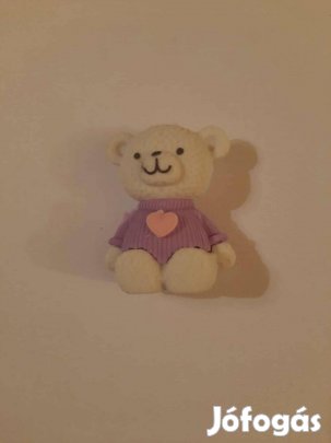 Radír: Szíves pulcsis maci radír