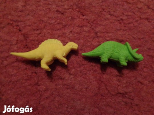 Radírok: 2 db pici dínó radír együtt