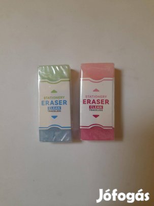 Radírok: 2 féle "zselés" eraser clean radír, 300ft/db