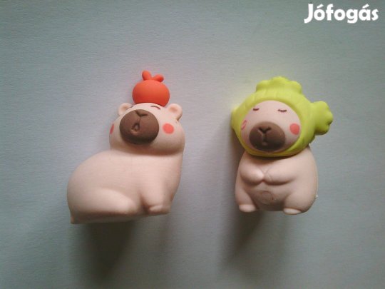 Radírok: 2 féle capybara radír 500ft/db