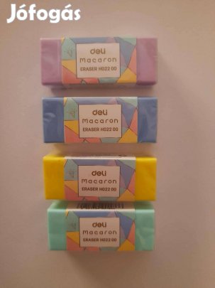 Radírok: 4 féle Deli Macaron radír 400ft/db