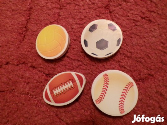 Radírok: 4 féle labda radír 300ft/db