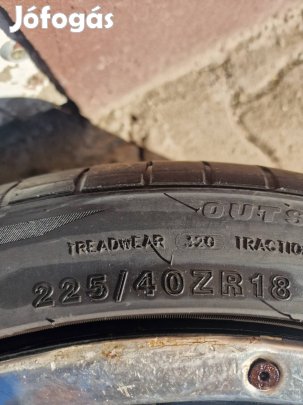 Radius alufelni 5x112 225/40/18as gumival szerelt alufelni eladó 