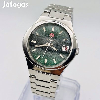 Rado Lumino automata különleges texturált zöld számlap 1970