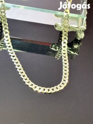 Ragyogó, hosszabb ezüst nyaklánc