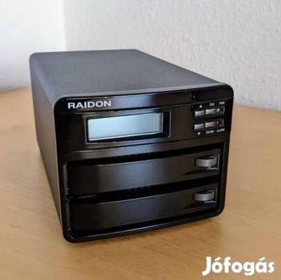 Raidon GR3630-SB3 2-Bay 3.5-inch SATA RAID-Storage Adattároló , 1x2TB