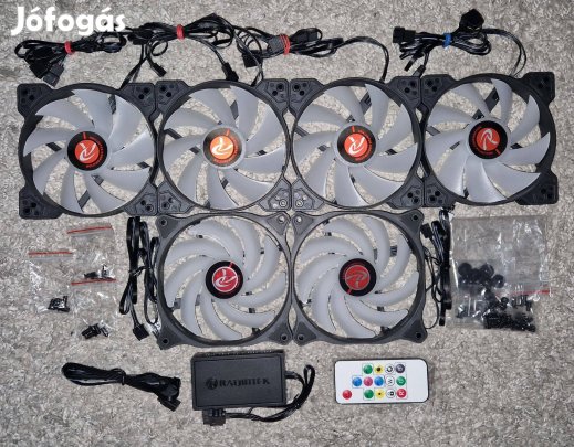 Raijintek EOS 12 Rbw ADD rendszerhűtő ventilátor, vezérlővel