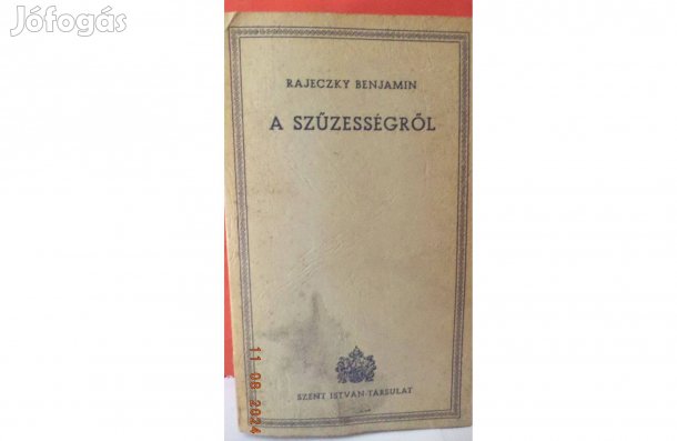 Rajeczky Benjamin: A szűzességről