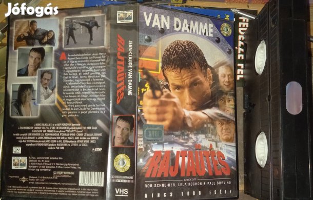 Rajtaütés - akció vhs - Jean Claude van Damme