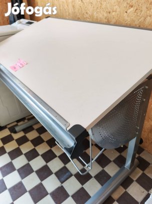 Rajz asztal fehér/szürke színben