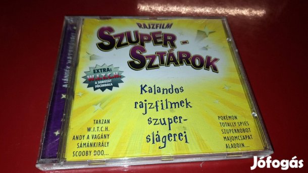 Rajzfilm Szuper Sztárok Slágerei Cd 2006