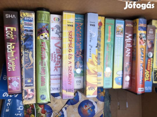 Rajzfilm Vhs  régi mese videókazetta 5 darabonként 1500 Ft 