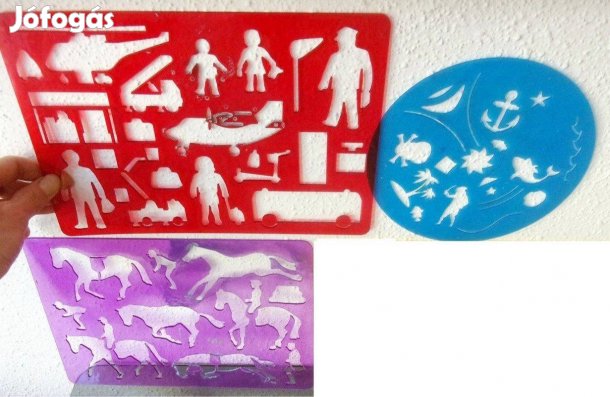 Rajzoló sablon állatok lovak tenger közlekedés téma Újpest központ kö