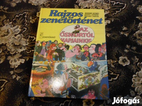 Rajzos Zenetörténet az őskortól napjainkig okosító képpeskönyv