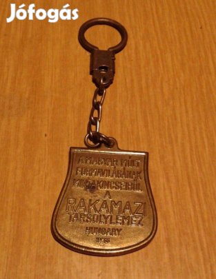 Rakamazi tarsoly kulcstartó tarsolylemez