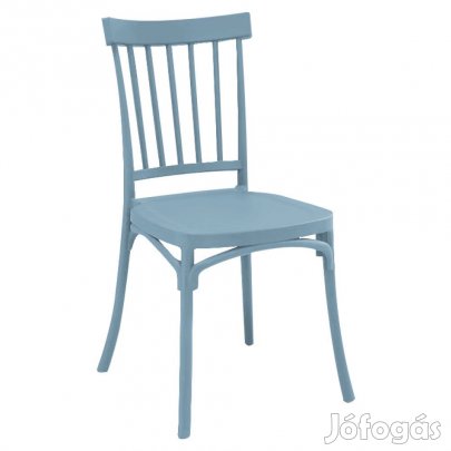 Rakásolható szék, kék, SAZEN