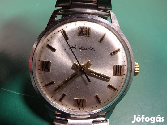 Raketa Retro Férfi Karóra Orosz Szovjet Kézi Húzós Centrál Másodperces