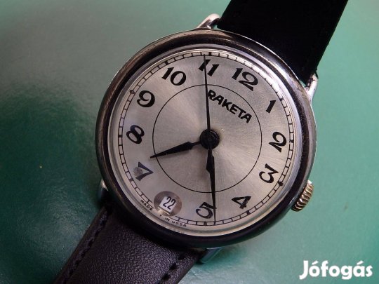 Raketa Retro Férfi Karóra Orosz Szovjet Kézi Húzós Centrál Másodperces